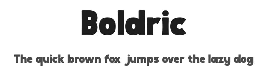 Boldric by Muksal Creative — Sans Serif Font
