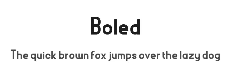 Boled by StudioAKTYPE — Sans Serif Font