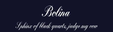 Bolina by ClaudeP — Script Handwritten Font — thumbnail 2
