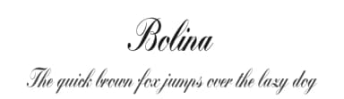 Bolina by ClaudeP — Script Handwritten Font — thumbnail 1
