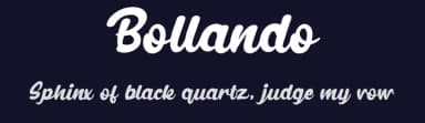 Bollando by Belina Studio — Script Handwritten Font — thumbnail 2