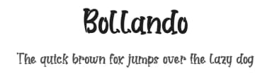Bollando by Metal Studio — Script Handwritten Font — thumbnail 1
