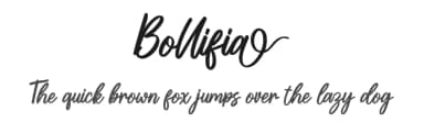 Bollifia by Skiiller Studio — Script Handwritten Font — thumbnail 1
