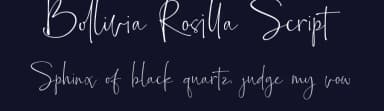 Bollivia Rosilla Script by Sholeha Anata — Script Handwritten Font — thumbnail 2