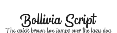 Bollivia Script by Typetemp Studio — Script Handwritten Font — thumbnail 1