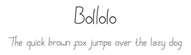 Bollolo by yuliusparyadi.id — Script Handwritten Font
