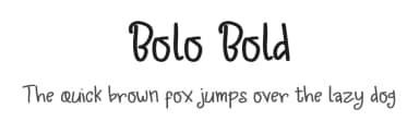 Bolo Bold by Syakaltype Studio — Script Handwritten Font — thumbnail 1