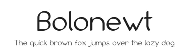 Bolonewt by Jason Pagura — Sans Serif Font