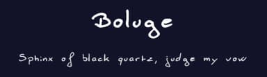 Boluge by Boluge — Script Handwritten Font — thumbnail 2