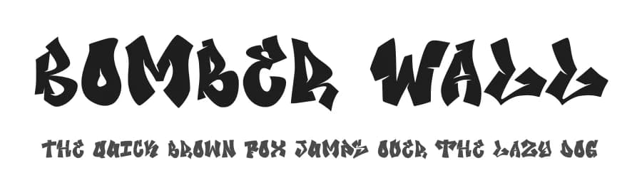 Bomber Wall by Rochart Studio — Script Handwritten Font