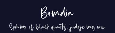 Bomdia by Timur Type — Script Handwritten Font — thumbnail 2