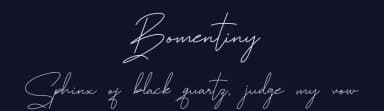 Bomentiny by Jadatype — Script Handwritten Font — thumbnail 2