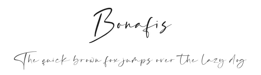 Bonafis by Dav studio — Script Handwritten Font