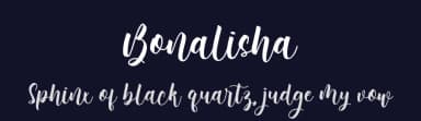 Bonalisha by Almarkhatype — Script Handwritten Font — thumbnail 2