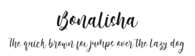 Bonalisha by Almarkhatype — Script Handwritten Font — thumbnail 1