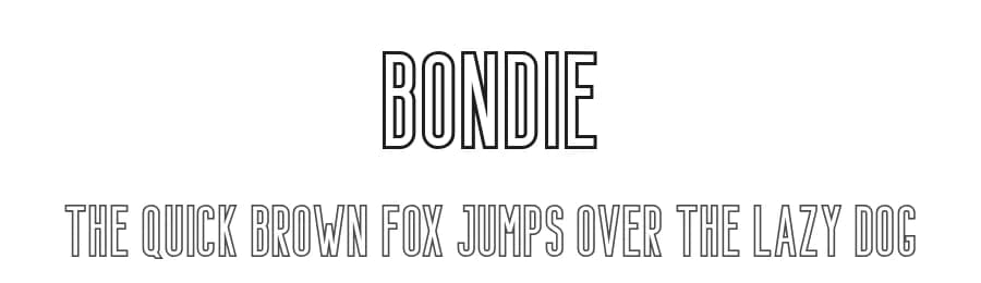 Bondie by Craft Supply Co. — Sans Serif Font