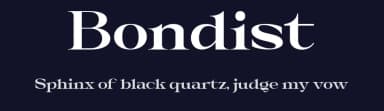 Bondist by Fargun Studio — Serif Font — thumbnail 2