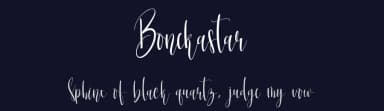 Bonekastar by Scratchones — Script Handwritten Font — thumbnail 2