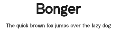 Bonger by Gilang Ternadho — Sans Serif Font — thumbnail 1