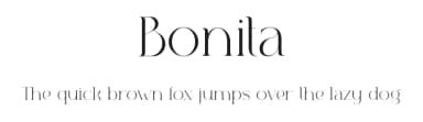 Bonita by Tokopress — Serif Font — thumbnail 1