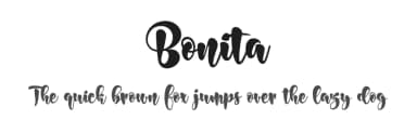 Bonita by Roy Jorse — Script Handwritten Font — thumbnail 1