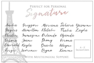 Bonjour Font by dmletter31 — Script Handwritten Font — thumbnail 2