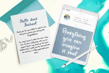 Bonjour Font by Happy Letters by Happy Letters — Script Handwritten Font — thumbnail 2