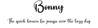 Bonny by Scratchones — Script Handwritten Font — thumbnail 1