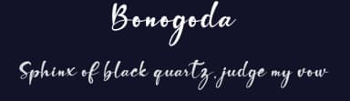 Bonogoda by Metal Studio — Script Handwritten Font — thumbnail 2