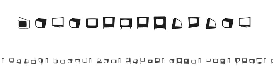 Bonohadavision by Fabiane Lima — Dingbats Font
