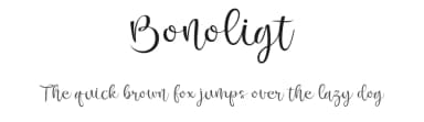Bonoligt by Alit Design — Script Handwritten Font — thumbnail 1