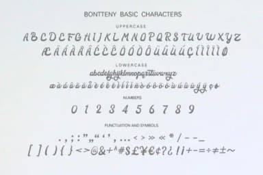 Bontteny Font by leamsign — Script Handwritten Font — thumbnail 6