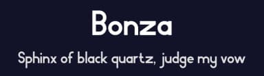 Bonza by Sambogo Creative — Sans Serif Font — thumbnail 2