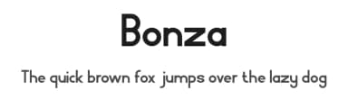 Bonza by Sambogo Creative — Sans Serif Font — thumbnail 1