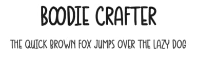 Boodie Crafter by Tacikworks — Script Handwritten Font — thumbnail 1