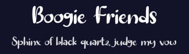 Boogie Friends by Luluk Surotul — Script Handwritten Font — thumbnail 2