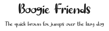 Boogie Friends by Luluk Surotul — Script Handwritten Font — thumbnail 1