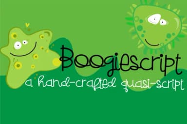 Boogiescript Font by Illustration Ink — Script Handwritten Font — thumbnail 1