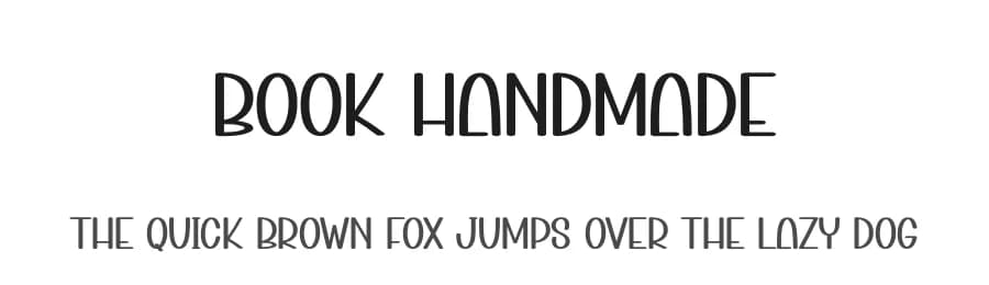 Book Handmade by Scratchones — Script Handwritten Font