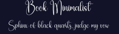 Book Minimalist by Scratchones — Script Handwritten Font — thumbnail 2
