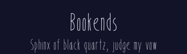 Bookends by Joanne Abellar — Script Handwritten Font — thumbnail 2