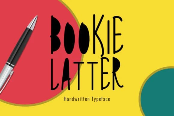 Bookie Latter Font by Spanking Fonts — Script Handwritten Font