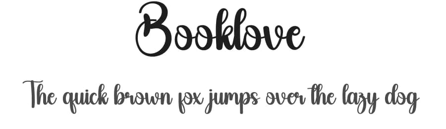 Booklove by Andi Moz — Script Handwritten Font