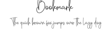 Bookmark by Scratchones — Script Handwritten Font — thumbnail 1