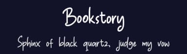 Bookstory by Mozatype — Script Handwritten Font — thumbnail 2