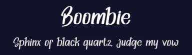 Boombie by FreshtypeINK — Script Handwritten Font — thumbnail 2
