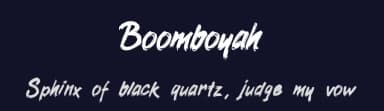 Boomboyah by Letterara — Script Handwritten Font — thumbnail 2