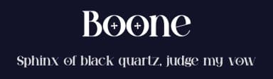 Boone by Gilang Ternadho — Serif Font — thumbnail 2