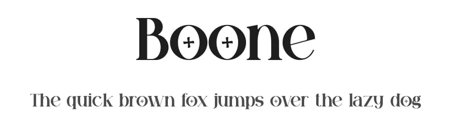 Boone by Gilang Ternadho — Serif Font