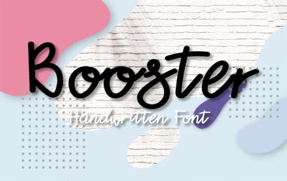 Booster Font by SkyClick — Script Handwritten Font